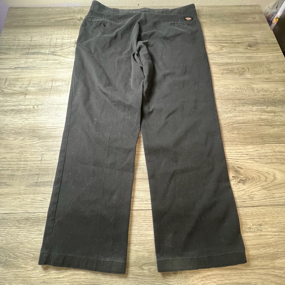 Dickies 874 Work Pants Mens 40x30 Black Original Fit Straight Leg Twill Trousers
